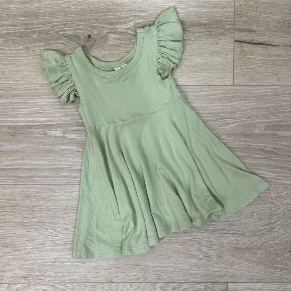 Larkspur Baby Green Bamboo Dress